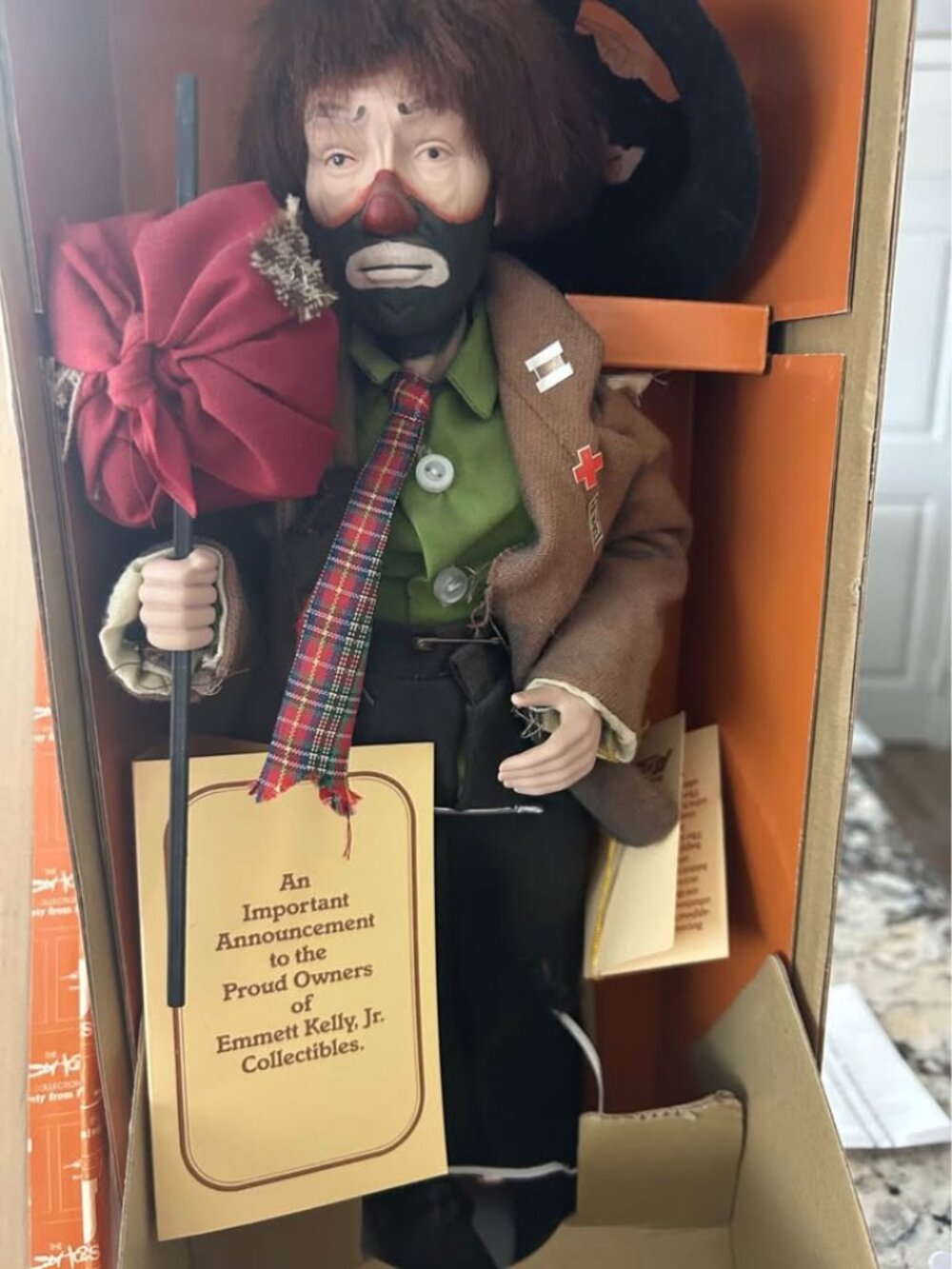 Emmitt Kelly Jr. Clown Doll